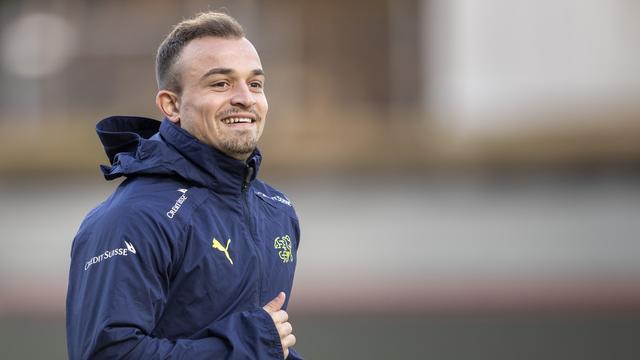 Xherdan Shaqiri est confiant avant d'affronter la Belgique dimanche. [Ennio Leanza]