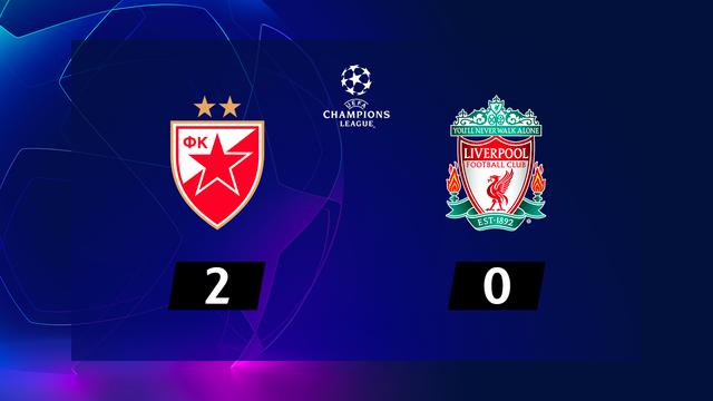 4e journée, ER Belgrade - Liverpool (2-0): le résumé de la rencontre