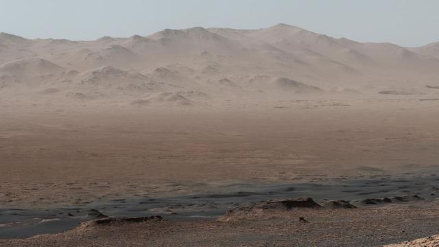 La surface de Mars photographiée par Curiosity. [afp - NASA/JPL-Caltech/MSSS]