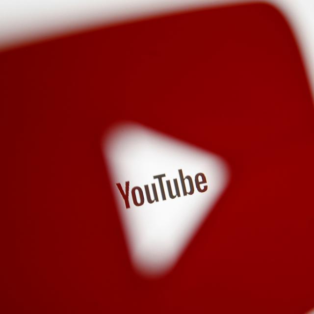 Le logo de la plateforme de vidéos en ligne YouTube. [Reuters - Dado Ruvic]