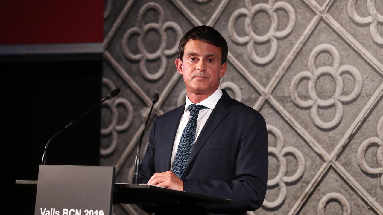 Manuel Valls a annoncé officiellement mercredi sa candidature au poste de maire de Barcelone. [AFP/Nur Photo - Joan Valls]
