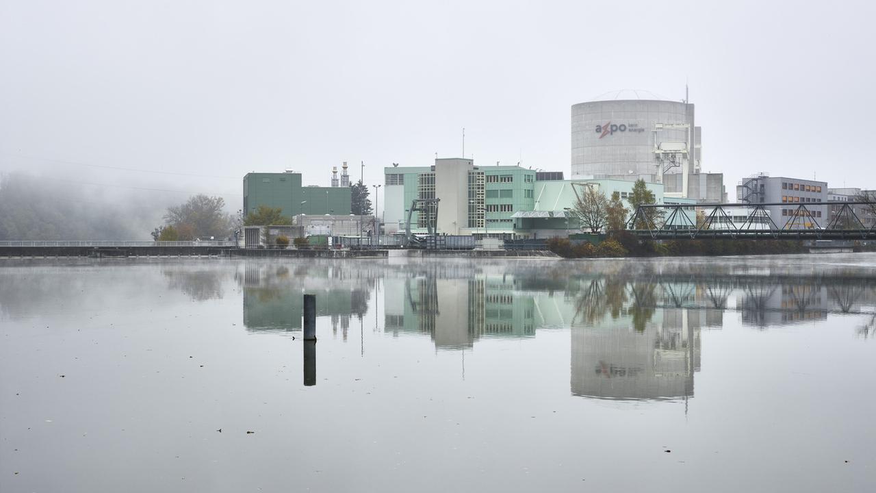 Le réacteur du bloc 1 de la centrale nucléaire de Beznau (AG). [Keystone - Christian Beutler]