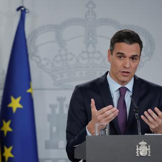 Le Premier ministre espagnol Pedro Sanchez. [AFP - Burak Akbulut / Anadolu Agency]