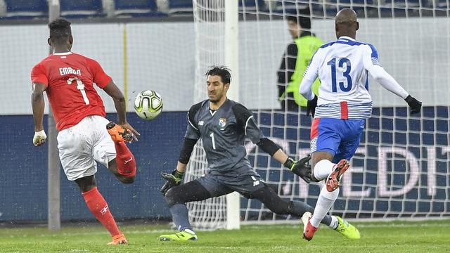 Breel Embolo a marqué le 3-0 à la 33e. [EPA/Keystone - Peter Schneider]