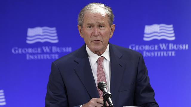 George W. Bush, en octobre 2017. [AP Photo - Seth Wenig]