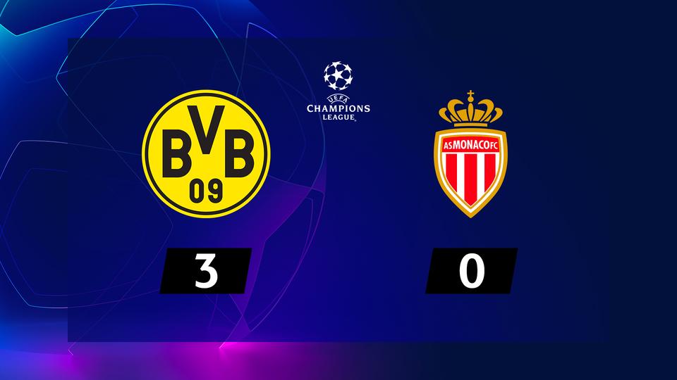 2e journée, B.Dortmund – Monaco (3-0): le Borussia de Lucien Favre corrige Monaco