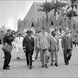 De Gaulle a lancé le processus de décolonisation à Brazzaville en août 1958. [AFP]