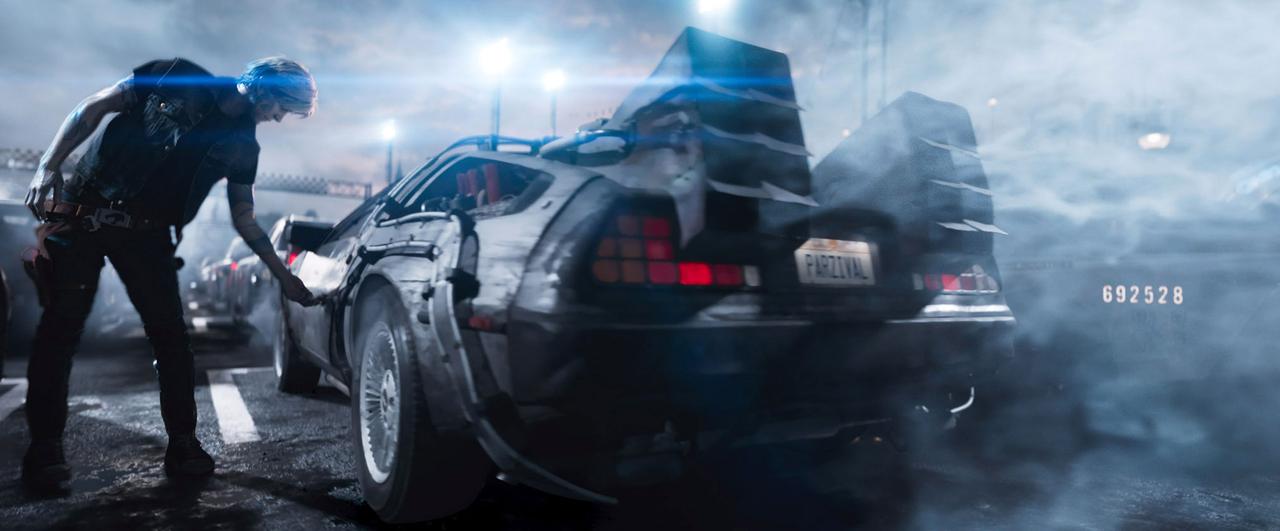 Hommage à la DeLorean DMC-12 de "Retour vers le futur". [Warner Bros / Village Roadshow F /Collection ChristopheL/AFP]