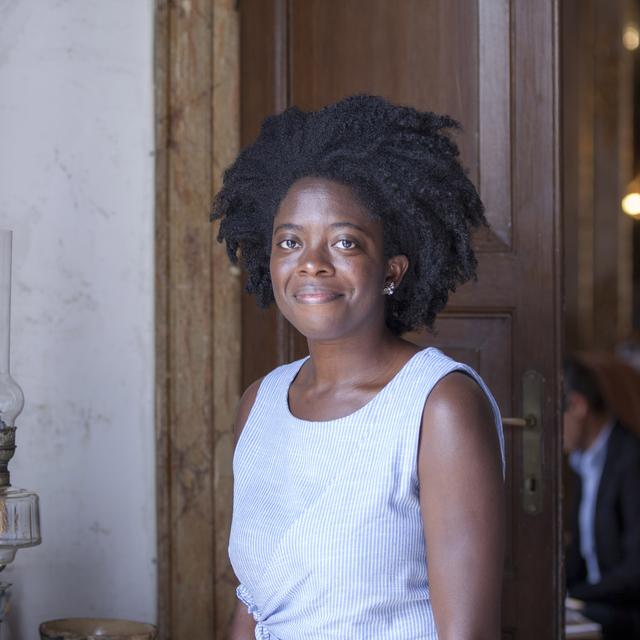 La jeune écrivaine américano-ghanéenne Yaa Gyasi. [AFP/Leemage - Leonardo Cendamo]