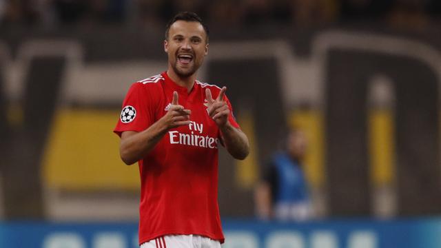 Seferovic a ouvert le score pour le Benfica. [Thanassis Stavrakis]