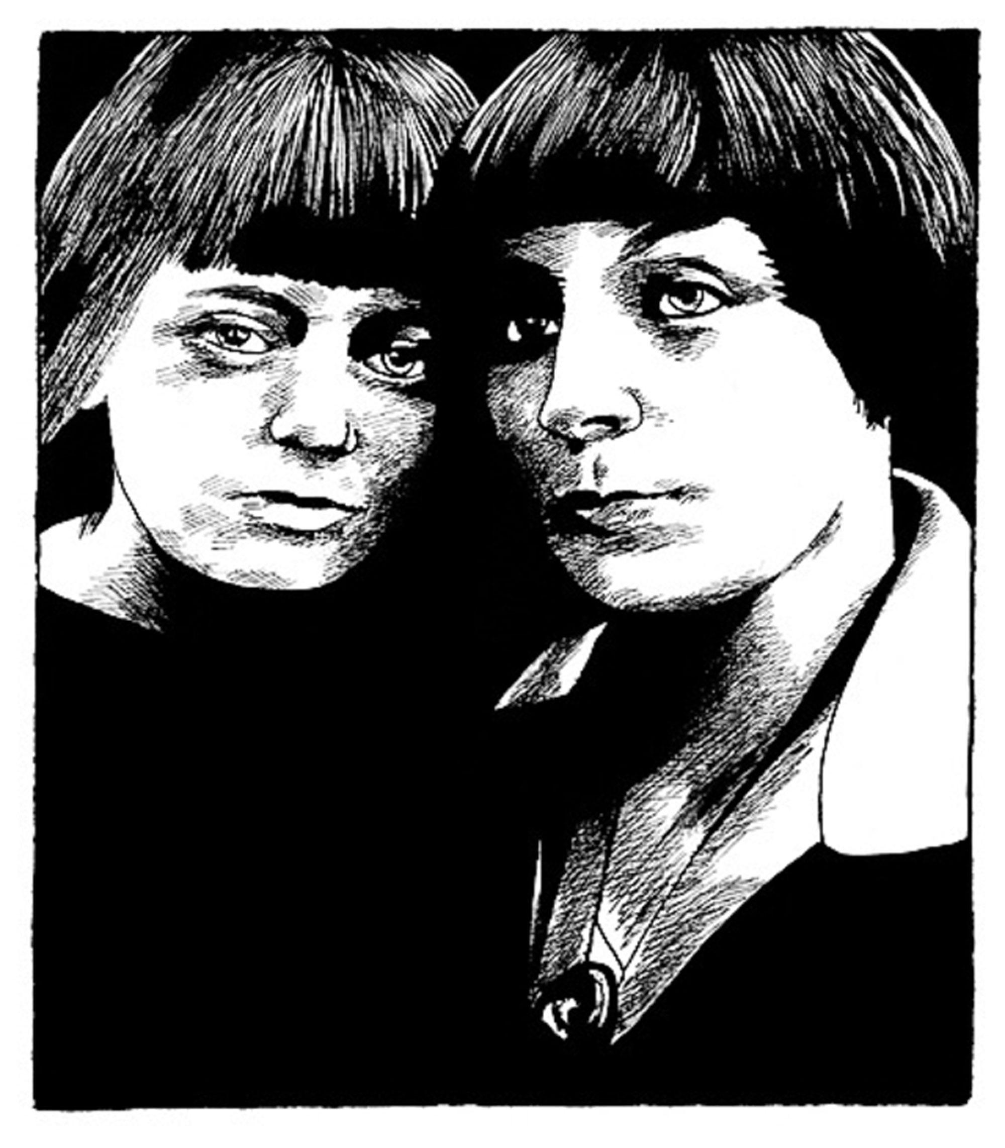Marina Tsvetaïeva et sa fille Ariadna.. [Editions Noir sur Blanc. - Pajak]