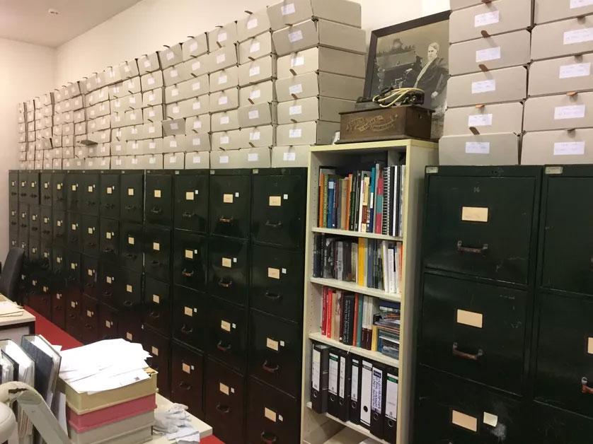 Les archives dormaient à l'Université Humboldt de Berlin. [Radio France - Ludovic Piedtenu]