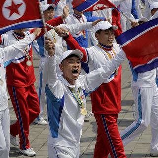 Des athlètes sud-coréens (photo prétexte). [AP/Keystone - Wong Maye-E]