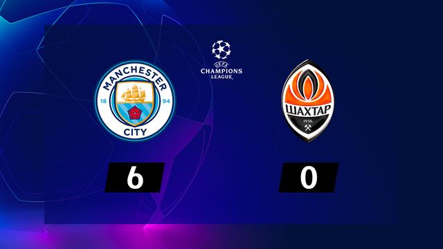 4e journée, Manchester City – Shakhtar Donetsk (6-0): le triplé pour Gabriel Jesus lors du carton de City