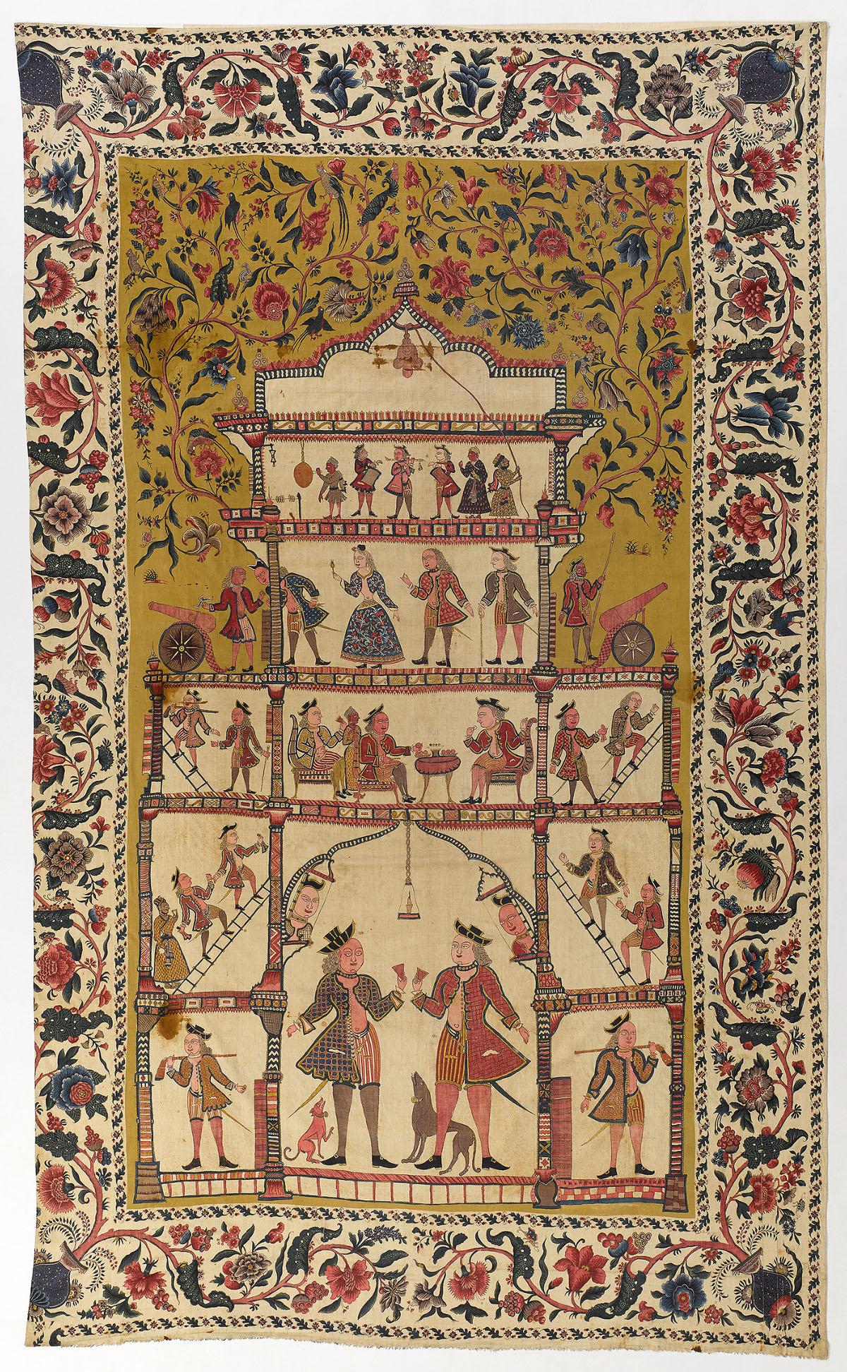 Un exemple d'"indienne" datant du XVIIIe siècle. [Musée national suisse]