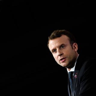 Le président français Emmanuel Macron. [EPA/Keystone - Christophe Petit Tesson]