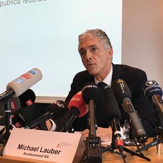 Le procureur général du Ministère public de la Confédération Michael Lauber. [RTS - Mathieu Henderson]