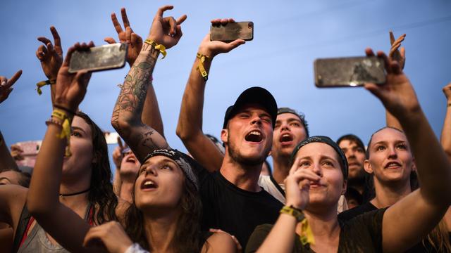 Live Nation a acheté l’été dernier le festival Openair de Frauenfeld et y a programmé le rappeur Eminem pour un concert unique en Suisse. [Keystone - Gian Ehrenzeller]