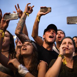 Live Nation a acheté l’été dernier le festival Openair de Frauenfeld et y a programmé le rappeur Eminem pour un concert unique en Suisse. [Keystone - Gian Ehrenzeller]