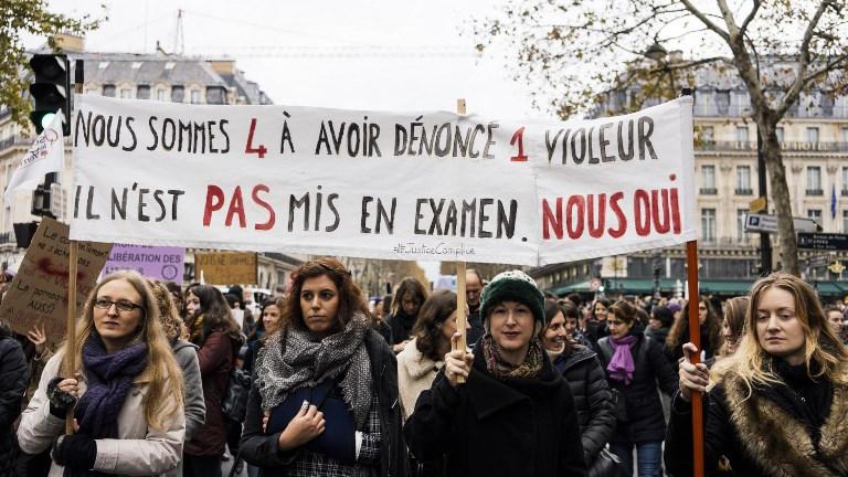 Manifestation contre les violences sexuelles à Paris en novembre dernier. [afp - Denis Meyer / Hans Lucas]