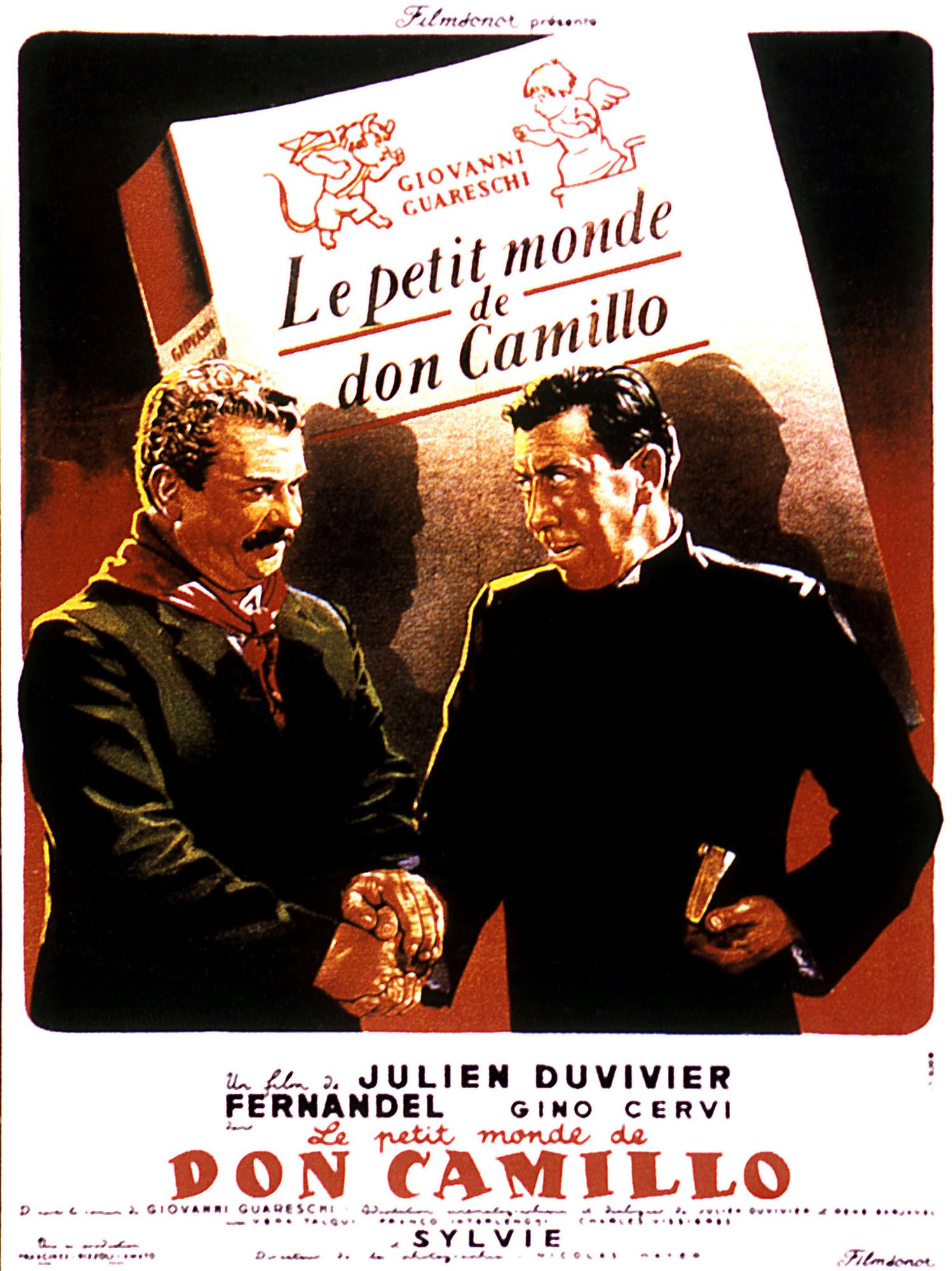 Une des affiches du film "Le petit monde de don Camillo". [Collection Christophel/AFP]