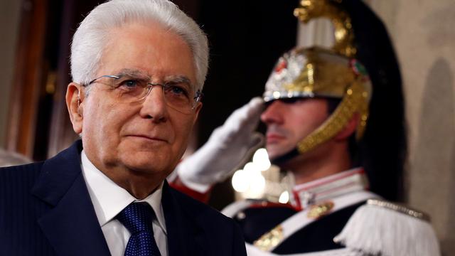 Le président de la République italienne Sergio Mattarella. [Reuters - Alessandro Bianchi]