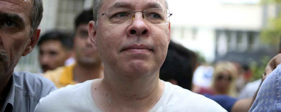 Le pasteur Andrew Brunson a été placé en résidence surveillée le 25 juillet dernier. [AP/Keystone - Emre Tazegul]