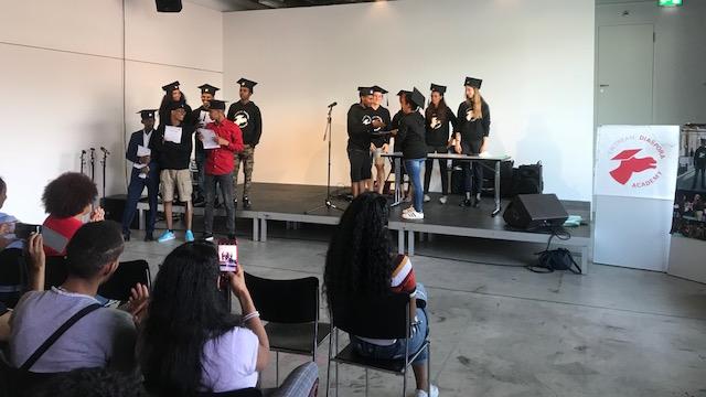 Remises des diplômes de l'Eritrean Diaspora Academy. [RTS - Séverine Ambrus]