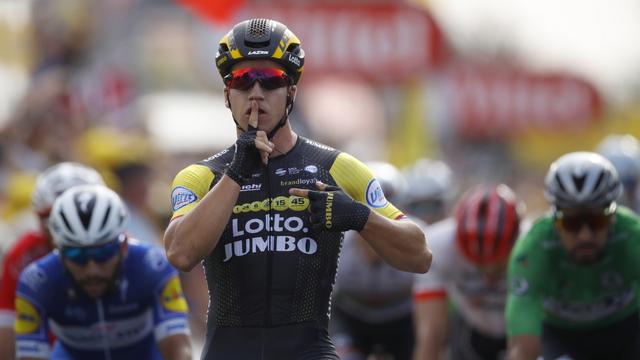 Dylan Groenewegen est parvenu à battre Fernando Gaviria et Peter Sagan. [Kim Ludbrook]