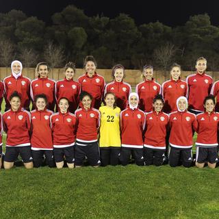 L’équipe féminine de football de Jordanie. [AFP - Khalil Mazraawi]