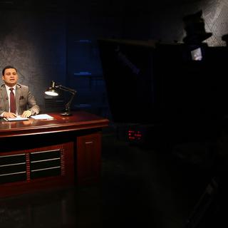 Le présentateur de l'émission "Dans les griffes de la loi", Ahmad Hassan. [AFP - Sabah Arar]