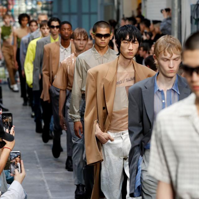 Défilé de la maison CMMN SWDN lors de la "Fashion week" hommes à Paris, 19.06.2018. [AFP - François Guillot]