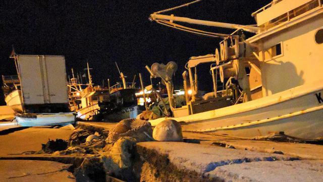 Le séisme a provoqué quelques dégâts notamment sur le port de l'île grecque de Zakynthos.