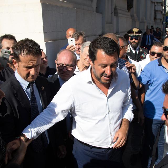 Le ministre italien de l'Intérieur Matteo Salvini. [AFP - Roberto d'Agostino]