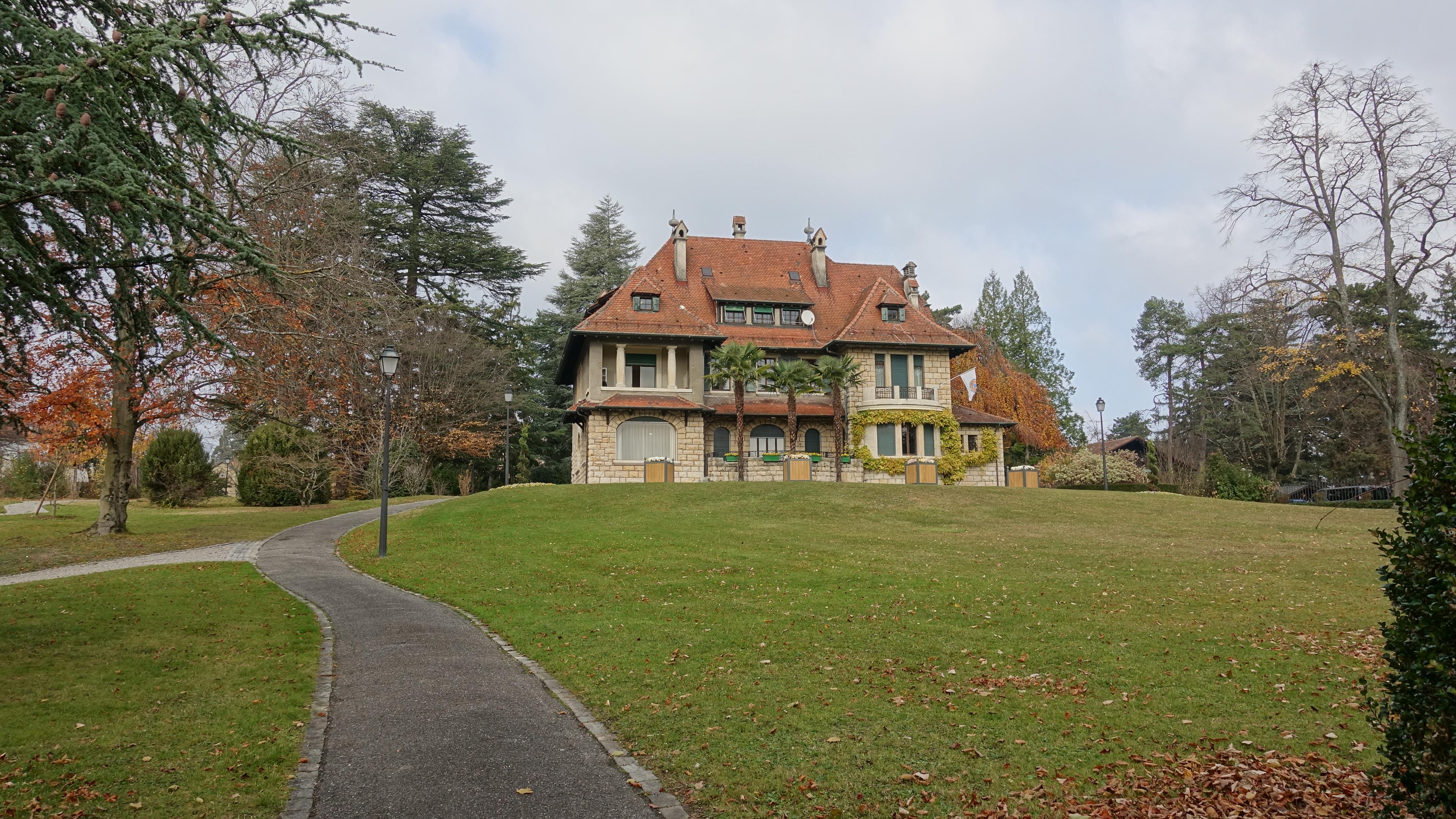 L'OIPC occupe cette villa dans un parc de Lancy (GE). [Creative Commons / Wikimedia]