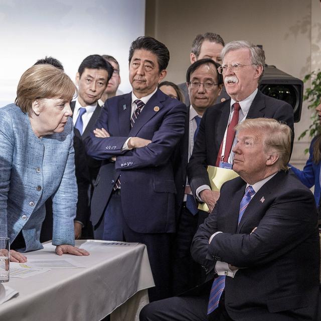 Donald Trump a annoncé via un tweet qu'il ne soutenait pas les décisions finales du G7. [Bundesregierung - Jesco Denzel]