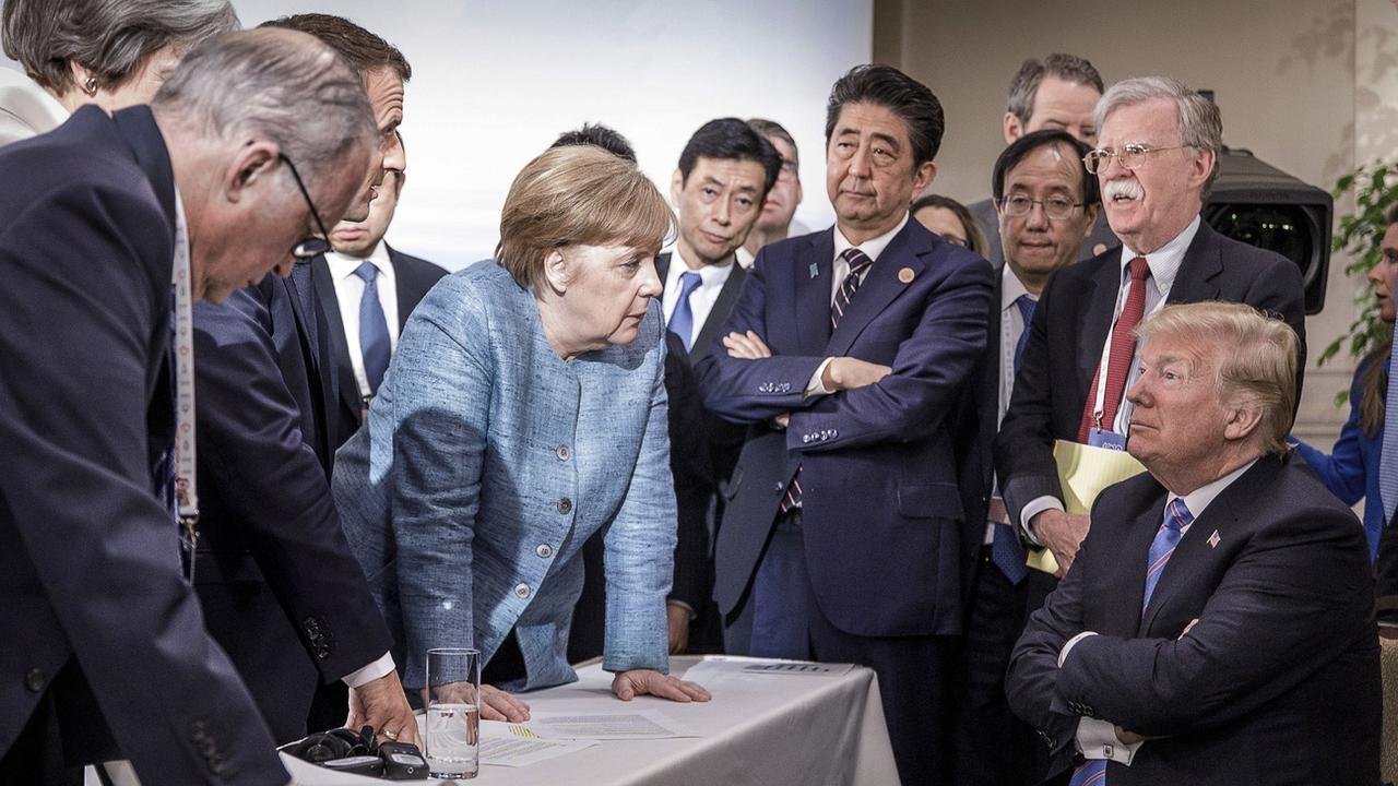 Donald Trump a annoncé via un tweet qu'il ne soutenait pas les décisions finales du G7. [Bundesregierung - Jesco Denzel]