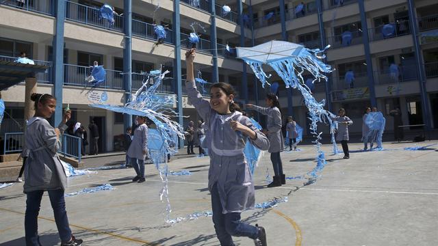 L'Unrwa gère 711 écoles pour 526'000 élèves dans les Territoires palestiniens, en Jordanie, au Liban et en Syrie. [AP/Keystone - Adel Hana]