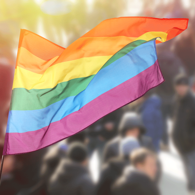 Drapeau LGBT (image d'illustration). [Fotolia - Africa Studio]