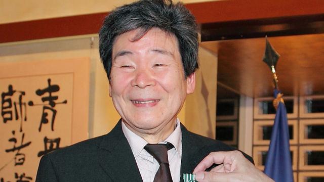 Une photo de Isao Takahata en 2015 décoré par l'Ordre des Arts et des Lettres. [KEYSTONE - Kyodo News via AP]