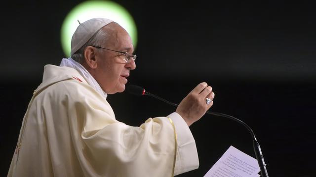 Le pape François. [Reuters - Luca Zennaro]