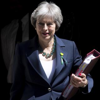 La Première ministre britannique Theresa May. [EPA/Keystone - Will Oliver]