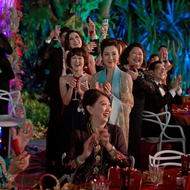 Une scène du film "Crazy rich asians". [Warner Bros - Michelle Yeoh]