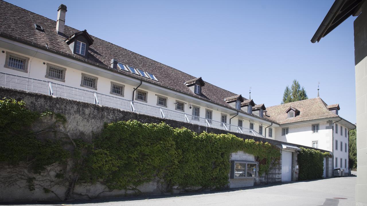 La prison centrale à Fribourg devrait être remplacée par un nouveau centre de détention. [Keystone - Marcel Bieri]