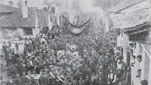 Révolution des Jeunes-Turcs, Prilep (Macédonie), 1908 [wikimedia]