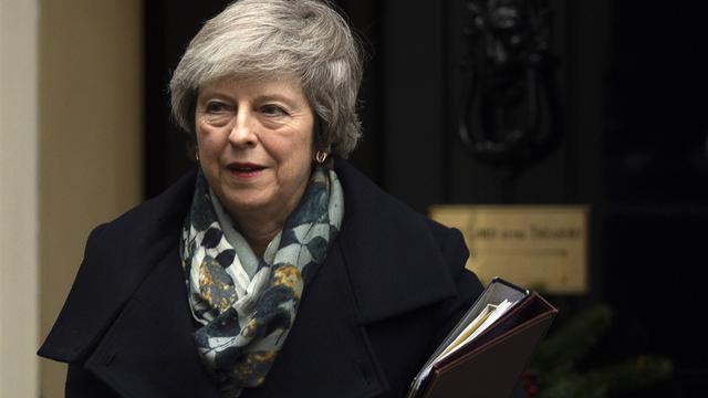 La Première ministre britannique, Theresa May, ne veut pas d'un nouveau référendum sur le Brexit. [Keystone - epa/Will Oliver]