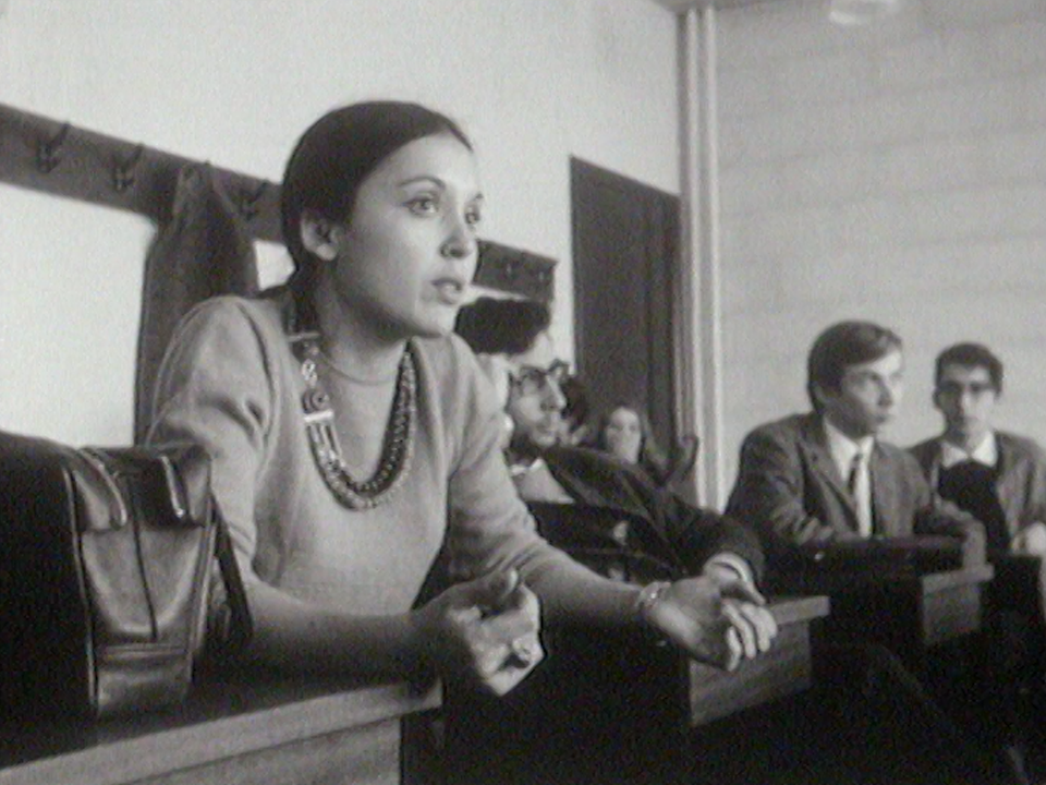 Cours à Nanterre en 1969. [RTS]