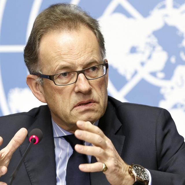 Michael Møller, directeur général de l'ONU à Genève. [Keystone - Salvatore Di Nolfi]