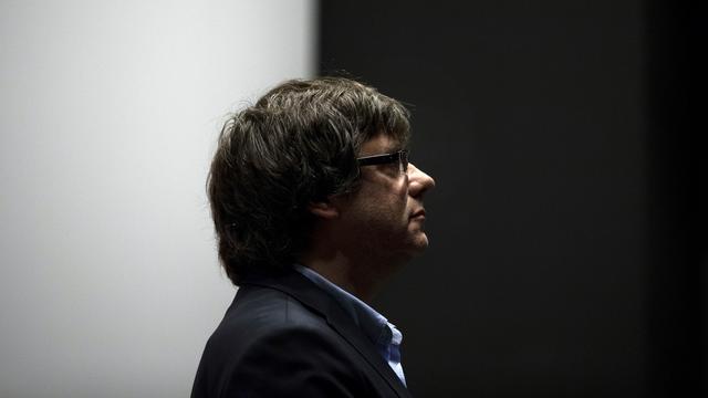 Carles Puigdemont, le leader indépendantiste catalan en exil en Belgique, ici à Bruxelles début septembre. [AP/Keystone - Francisco Seco]