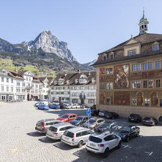 L'hôtel de ville de Schwyz (image d'illustration). [Keystone - Ennio Leanza]